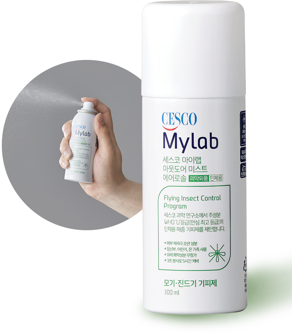 세스코 마이랩 아웃도어 미스트 에어로솔