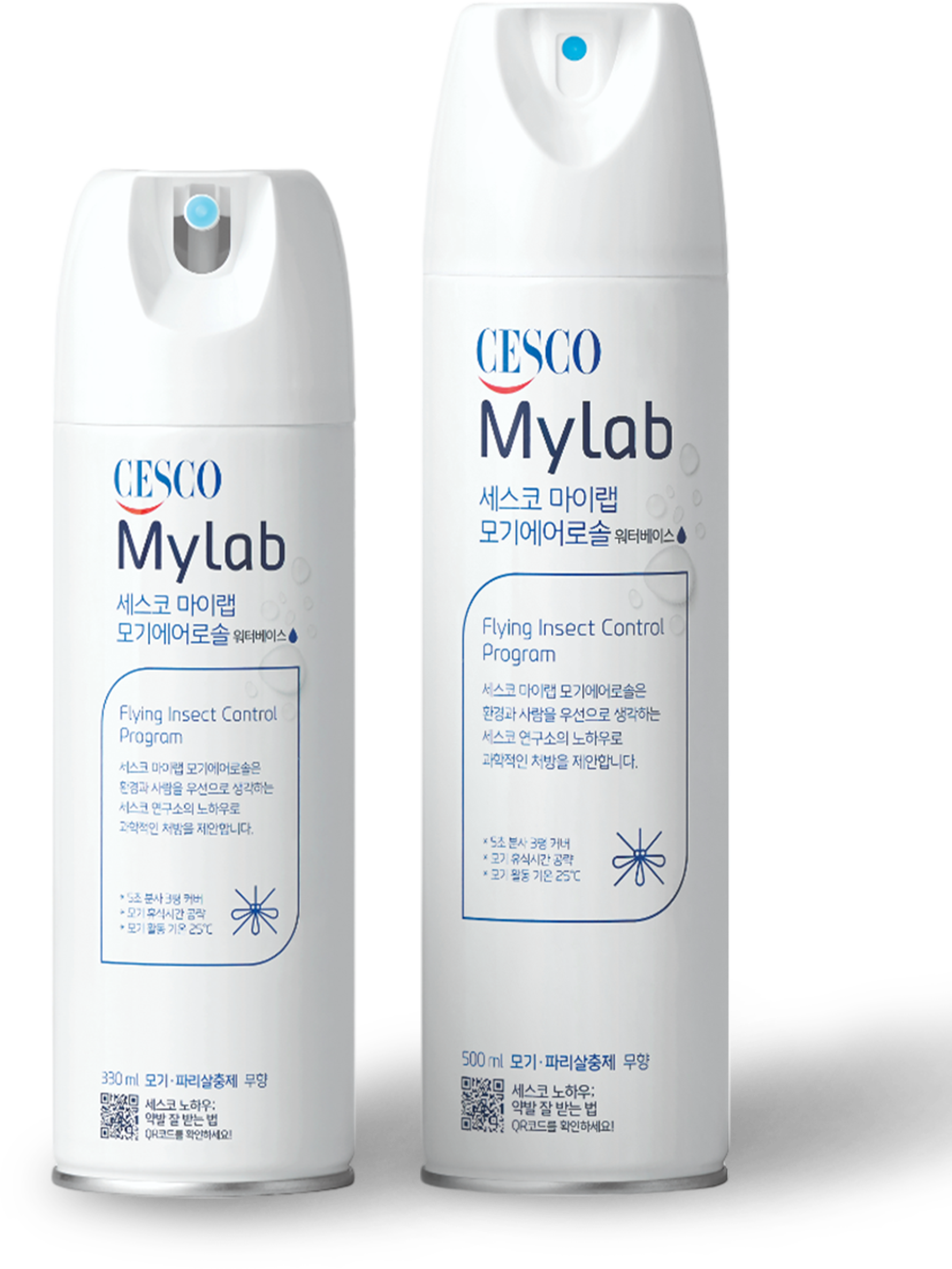 세스코 마이랩 모기 에어로솔 워터베이스 330ml, 500ml
