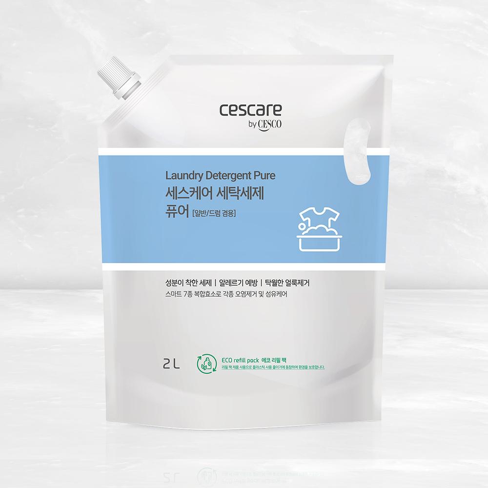 세스케어 세탁세제 리필 파우치 2L