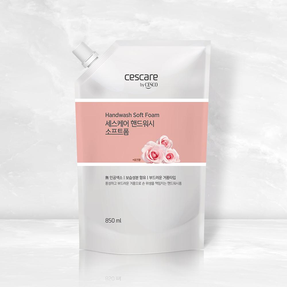 세스케어 핸드워시 소프트폼 리필 파우치 850ml