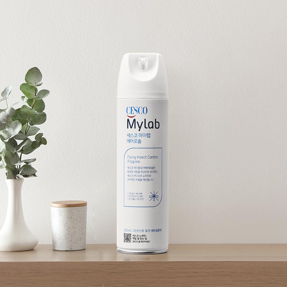 세스코 마이랩 모기 에어로솔 그린퀸스향 500ml