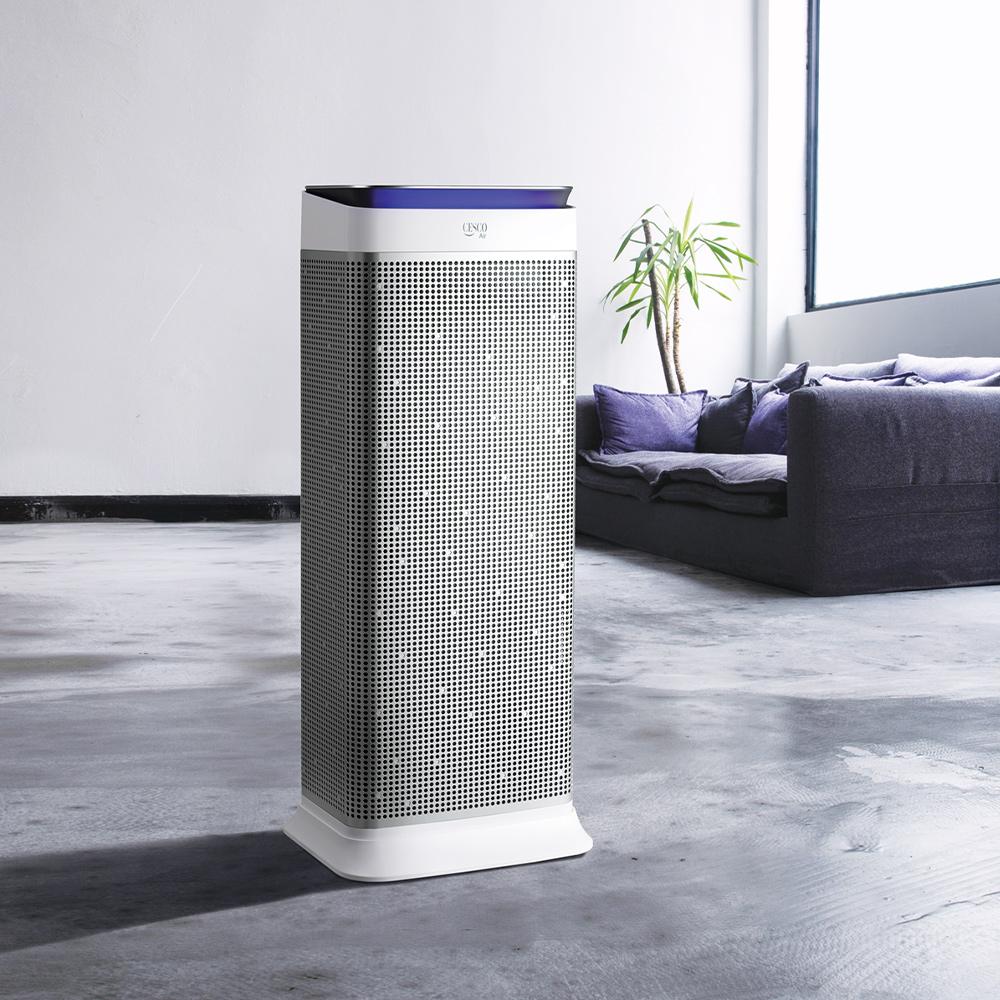 세스코 Air IoT 라돈 공기청정기 SE 실버