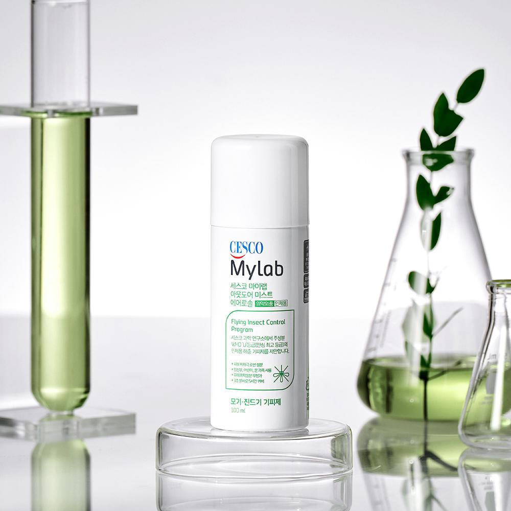 세스코 마이랩 아웃도어 미스트 에어로솔 모기 기피제 100ml x 6개