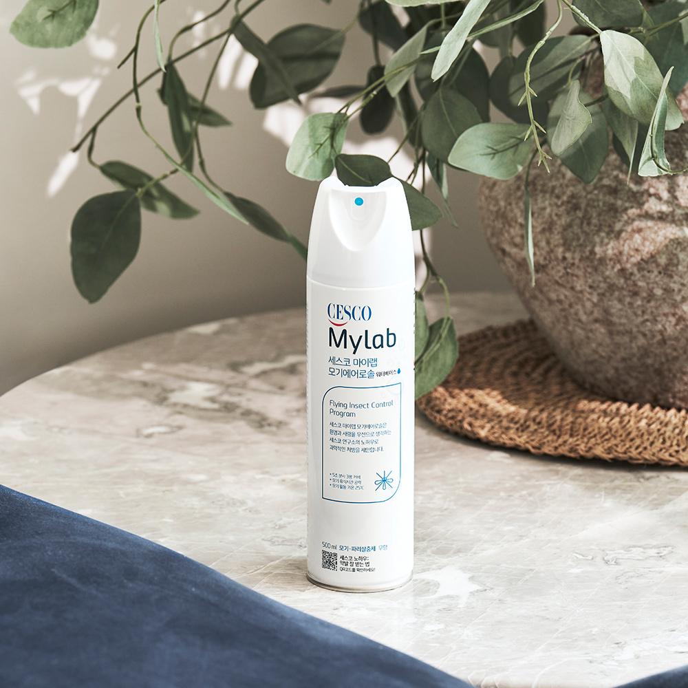 세스코 마이랩 모기 에어로솔 워터베이스 무향 500ml x 3개