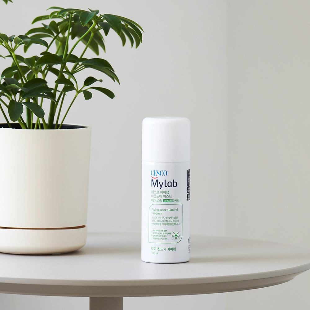 세스코 마이랩 모기 에어로솔 워터베이스 무향 500ml x 1개 + 330ml x 1개 + 모기 기피제 100ml x 2개
