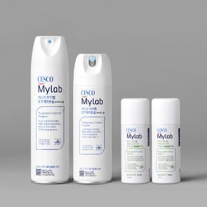 [600세트 한정판매] 세스코 마이랩 모기 에어로솔 워터베이스 무향 500ml x 1개 + 330ml x 1개 + 아웃도어미스트 모기기피제 100ml x 2개