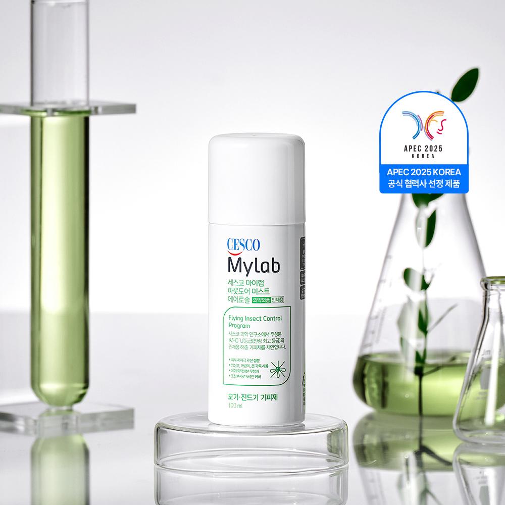 세스코 마이랩 모기 에어로솔 워터베이스 무향 500ml x 1개 + 330ml x 1개 + 모기 기피제 100ml x 2개