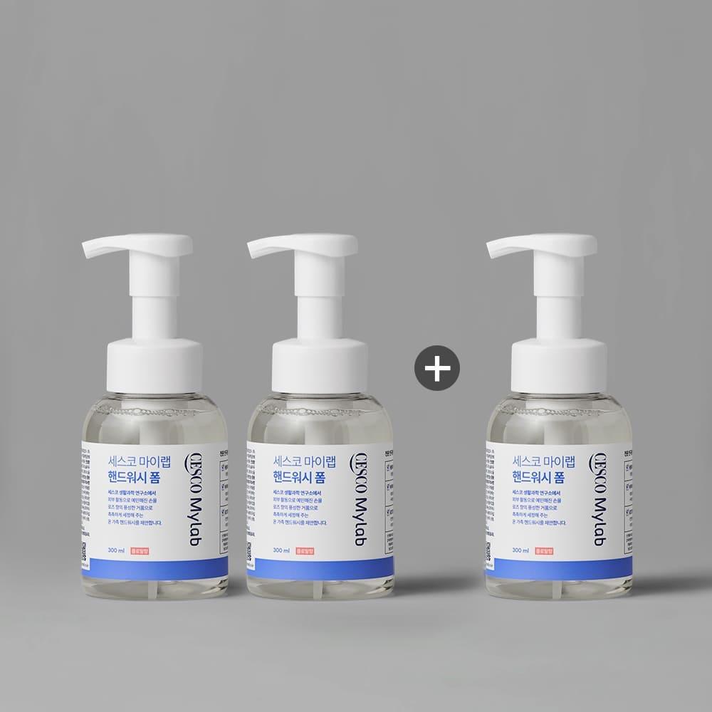 [2+1] 세스코 마이랩 핸드워시 폼 플로랄향 300ml x 3개