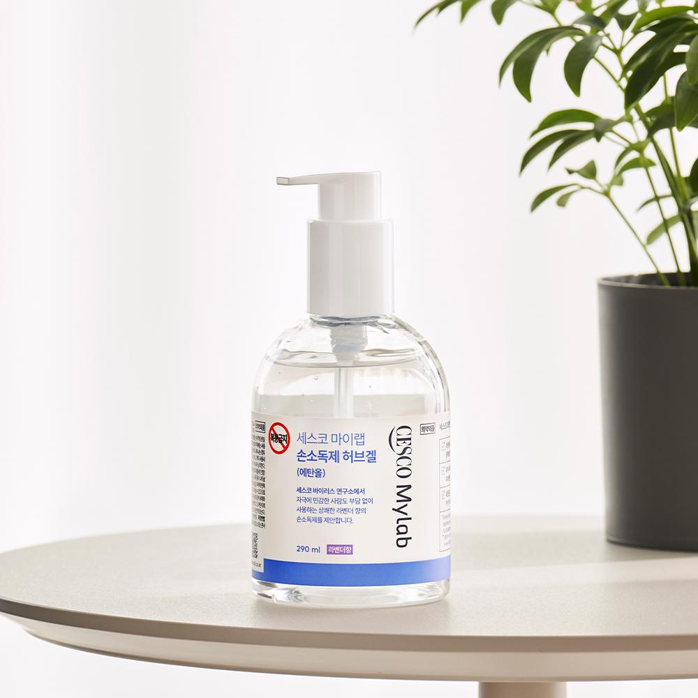 세스코 마이랩 손소독제 허브겔 290ml x 6개