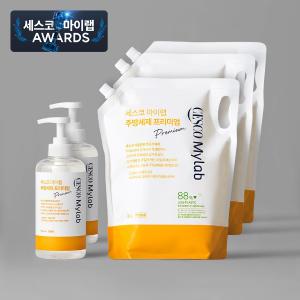 세스코 마이랩 주방세제 프리미엄 500ml + 리필 2L x 2개