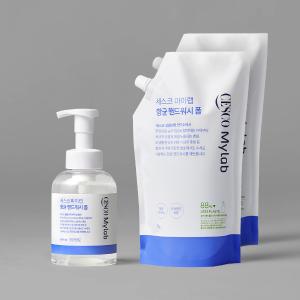 세스코 마이랩 항균 핸드워시 폼 500ml + 리필 1L x 2개