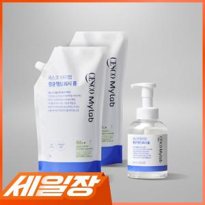 세스코 마이랩 항균 핸드워시 폼 500ml + 리필 1L x 2개