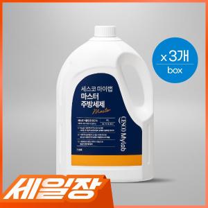 세스코 마이랩 마스터 주방세제 4L x 3개 (1box)