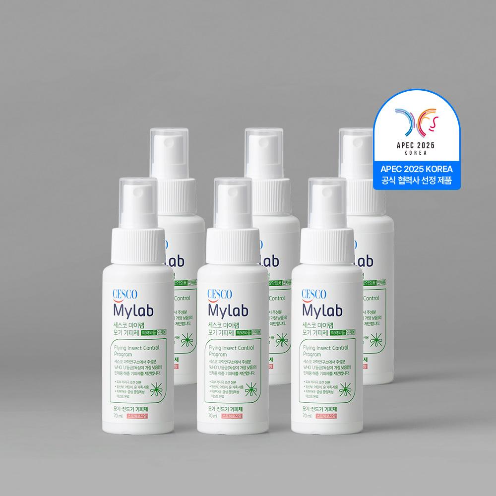 세스코 마이랩 모기 기피제 70ml x 6개
