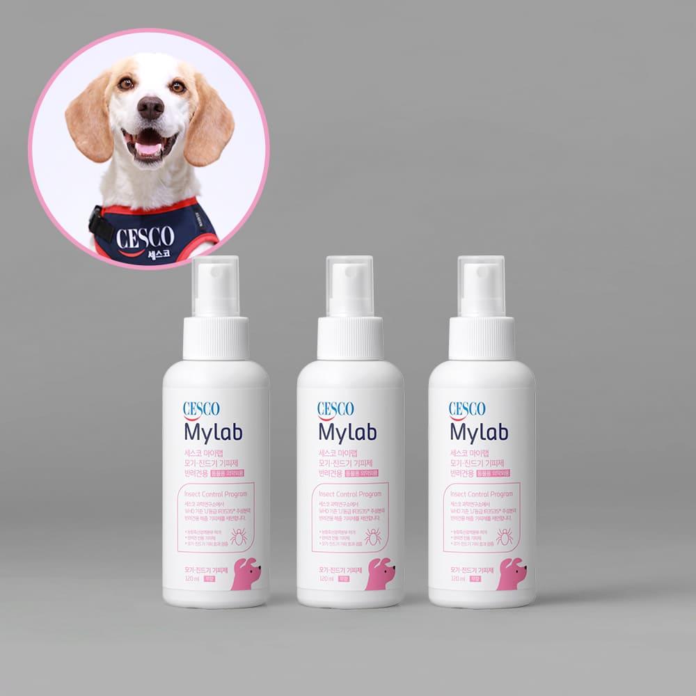 세스코 마이랩 모기·진드기 기피제 반려견용 120ml x 3개