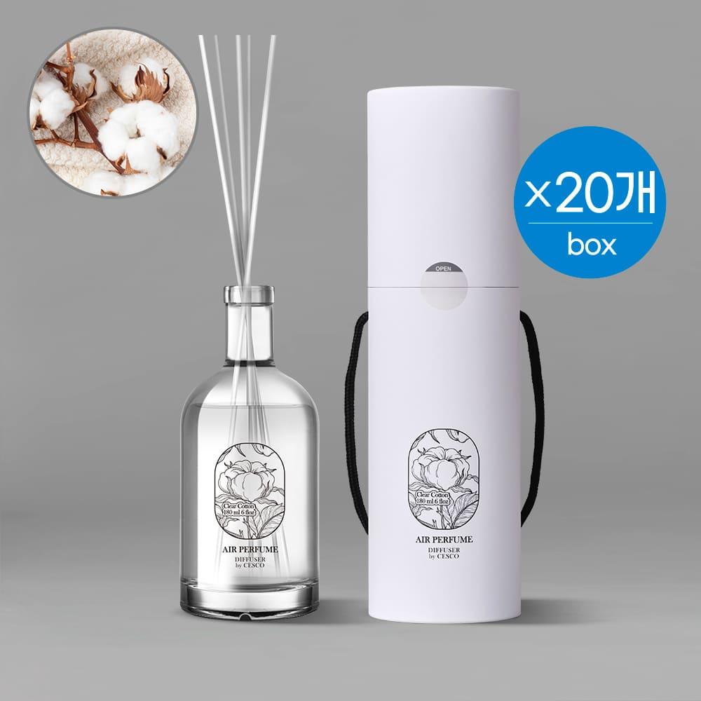 세스코 에어퍼퓸 디퓨저 클리어 코튼 180ml x 20개 (box) 