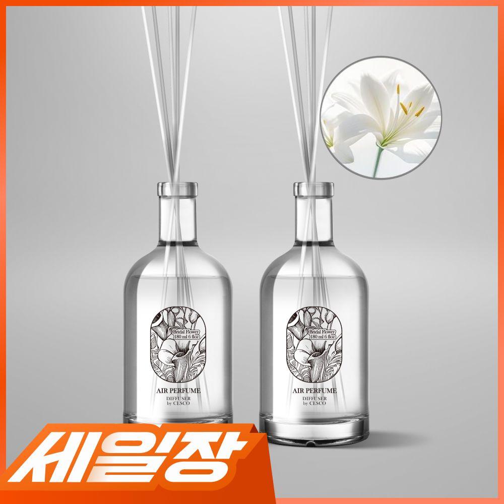 세스코 에어퍼퓸 디퓨저 브라이덜 플라워 180ml x 2개