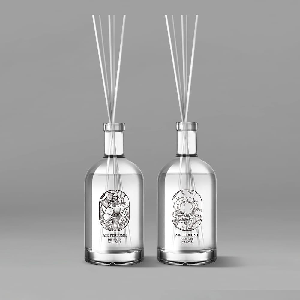 세스코 에어퍼퓸 디퓨저 브라이덜 플라워 180ml + 클리어 코튼 180ml