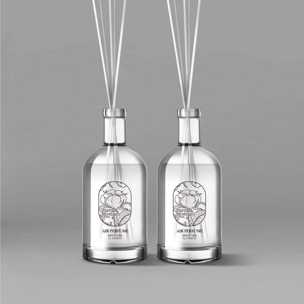 세스코 에어퍼퓸 디퓨저 클리어 코튼 180ml x 2개