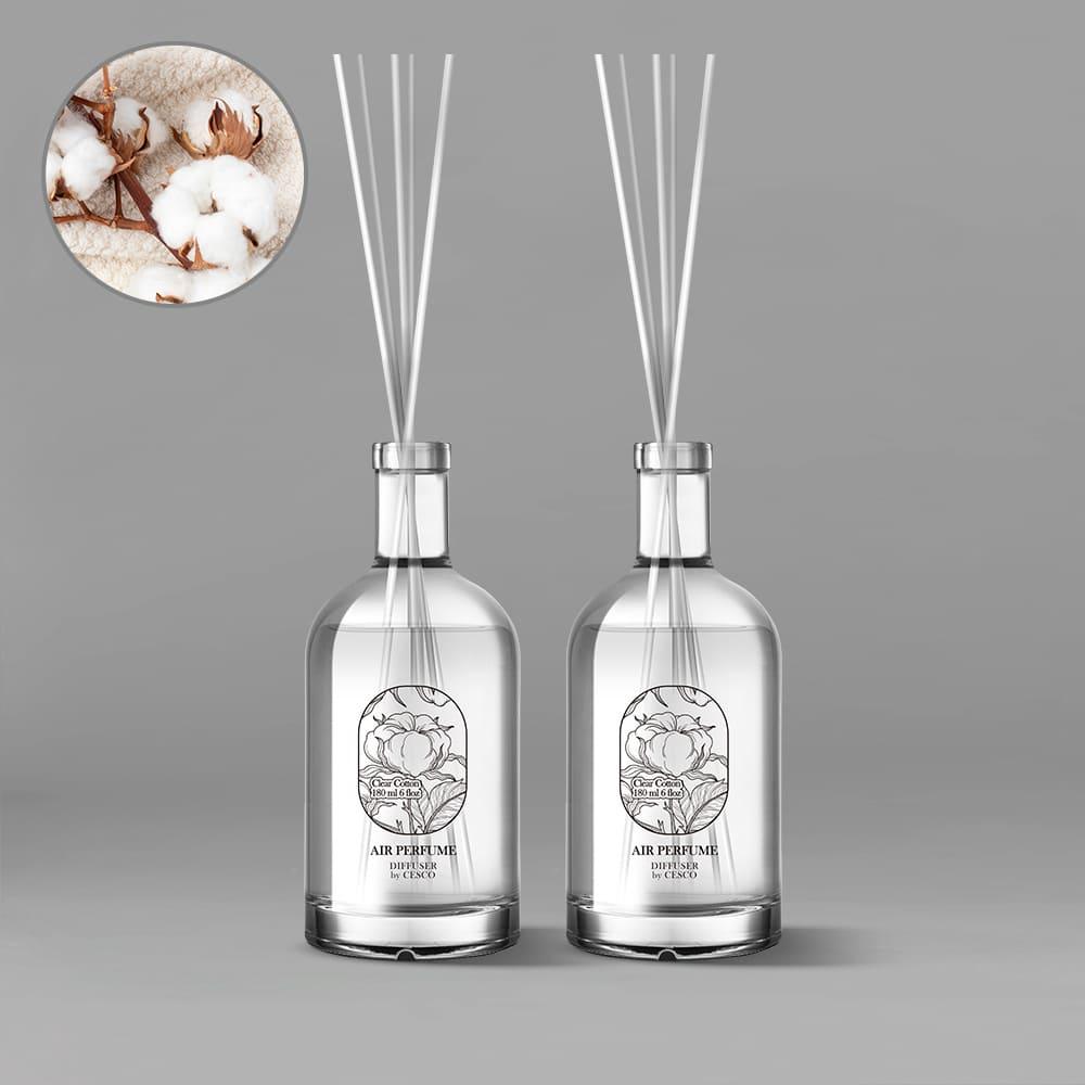 세스코 에어퍼퓸 디퓨저 클리어 코튼 180ml x 2개