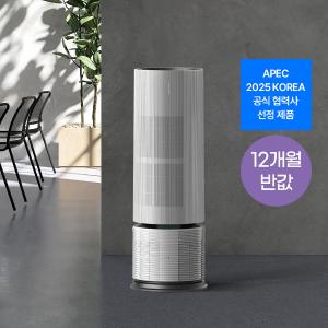 [렌탈료 최대 12개월 반값] 트루살균 공기청정기 판테온 (25평/코튼 화이트)
