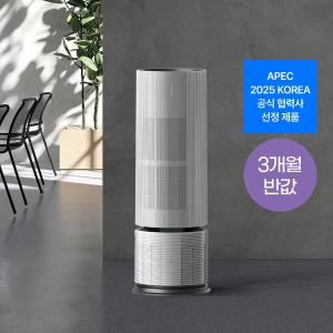 [렌탈료 최대 3개월 반값] 트루살균 공기청정기 판테온 (25평/코튼 화이트)