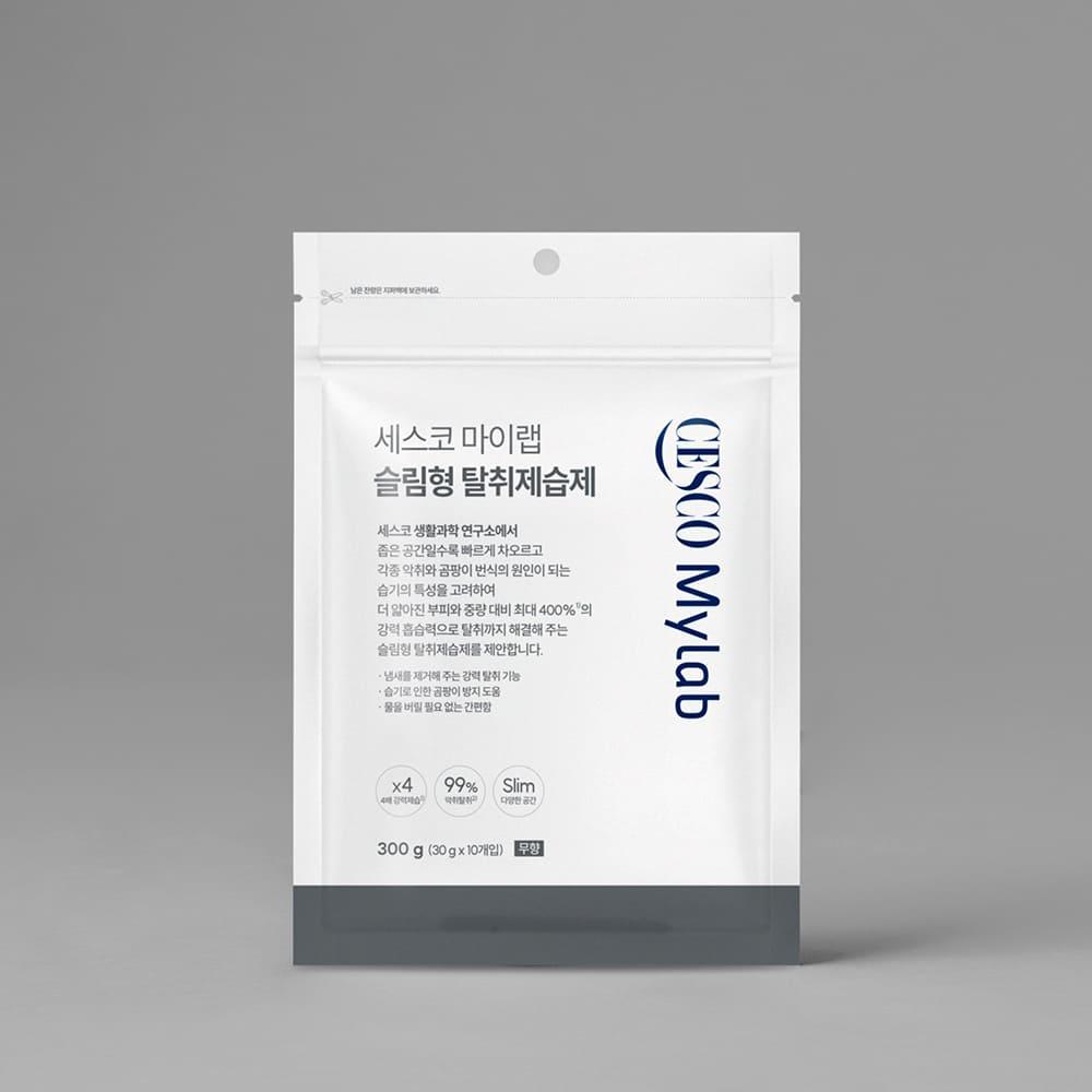 세스코 마이랩 슬림형 탈취제습제 (30g*10개입) x 1팩