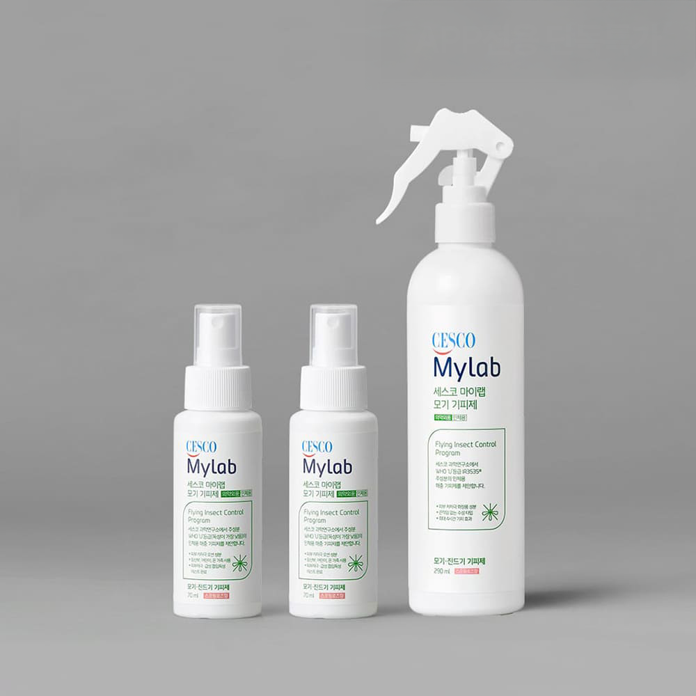세스코 마이랩 모기 기피제 70ml x 2개 + 290ml