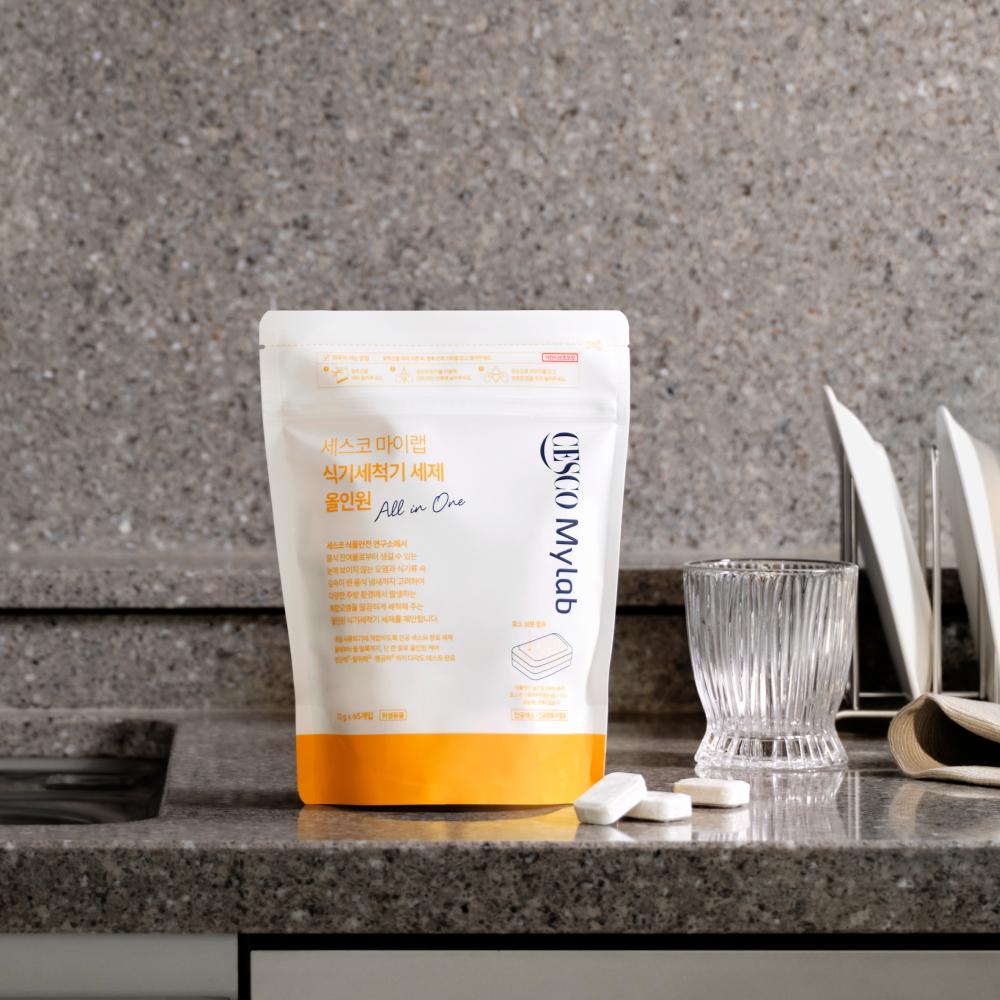 세스코 마이랩 식기세척기 세제 올인원 (10g x 65개입)