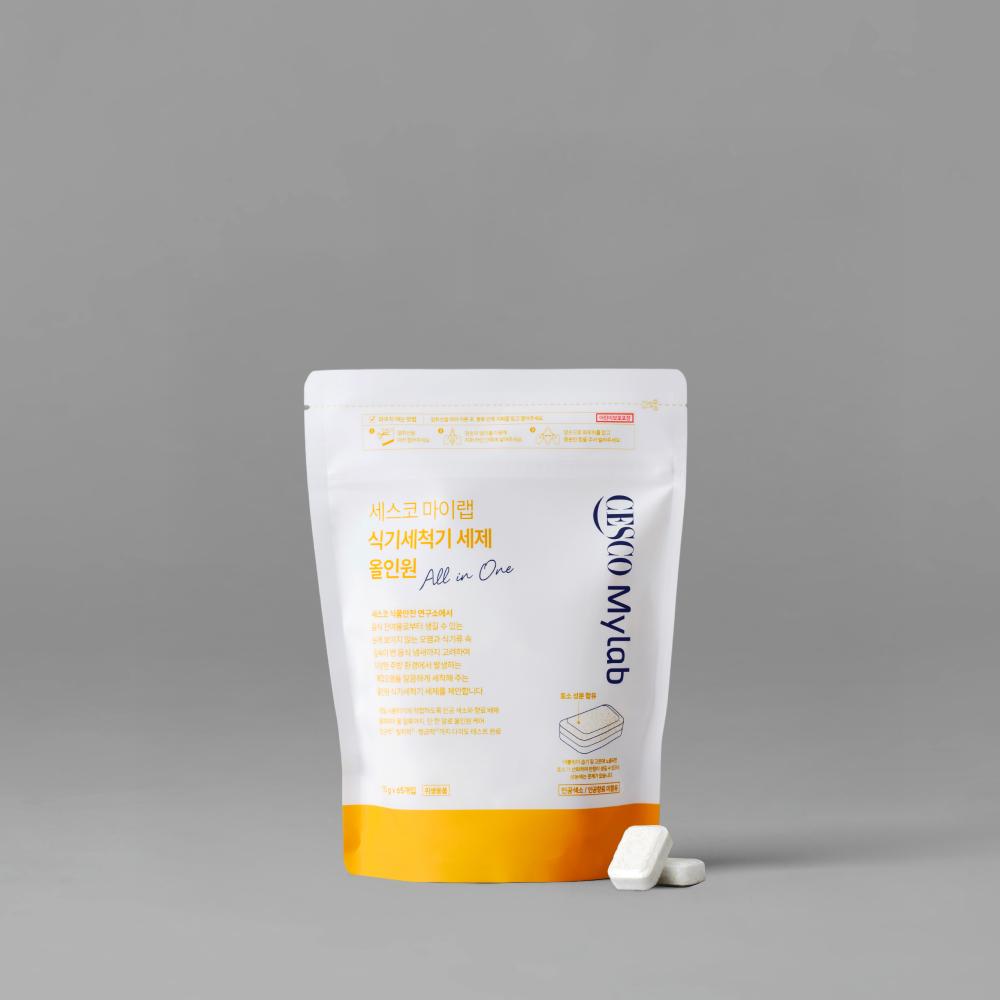 세스코 마이랩 식기세척기 세제 올인원 (10g x 65개입)