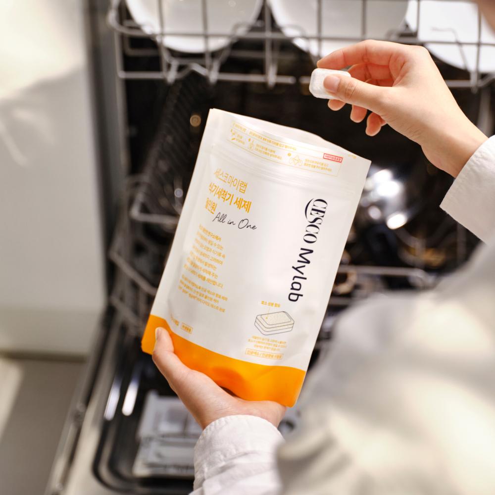 세스코 마이랩 식기세척기 세제 올인원 (10g x 65개입) x 3개
