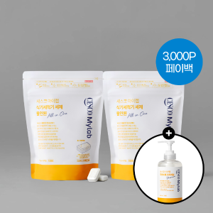 [추가증정] 세스코 마이랩 식기세척기 세제 올인원 (10g x 65개입) x 2개 + 주방세제 프리미엄 500ml x 1개