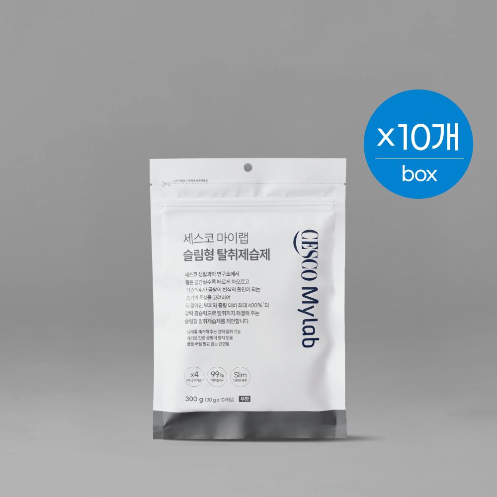 세스코 마이랩 슬림형 탈취제습제 (30g*10개입) x 10팩