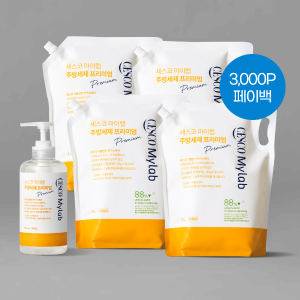 세스코 마이랩 주방세제 프리미엄 리필 2L x 4개 + 500ml