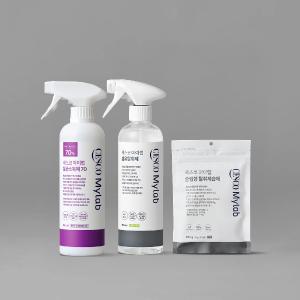 세스코 마이랩 살균소독제 70 500ml + 슬림형 탈취제습제 (30g x 10개입) + 섬유탈취제 500ml