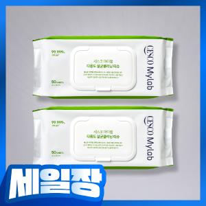 세스코 마이랩 다용도 살균클리닝 티슈 (50매) x 2개