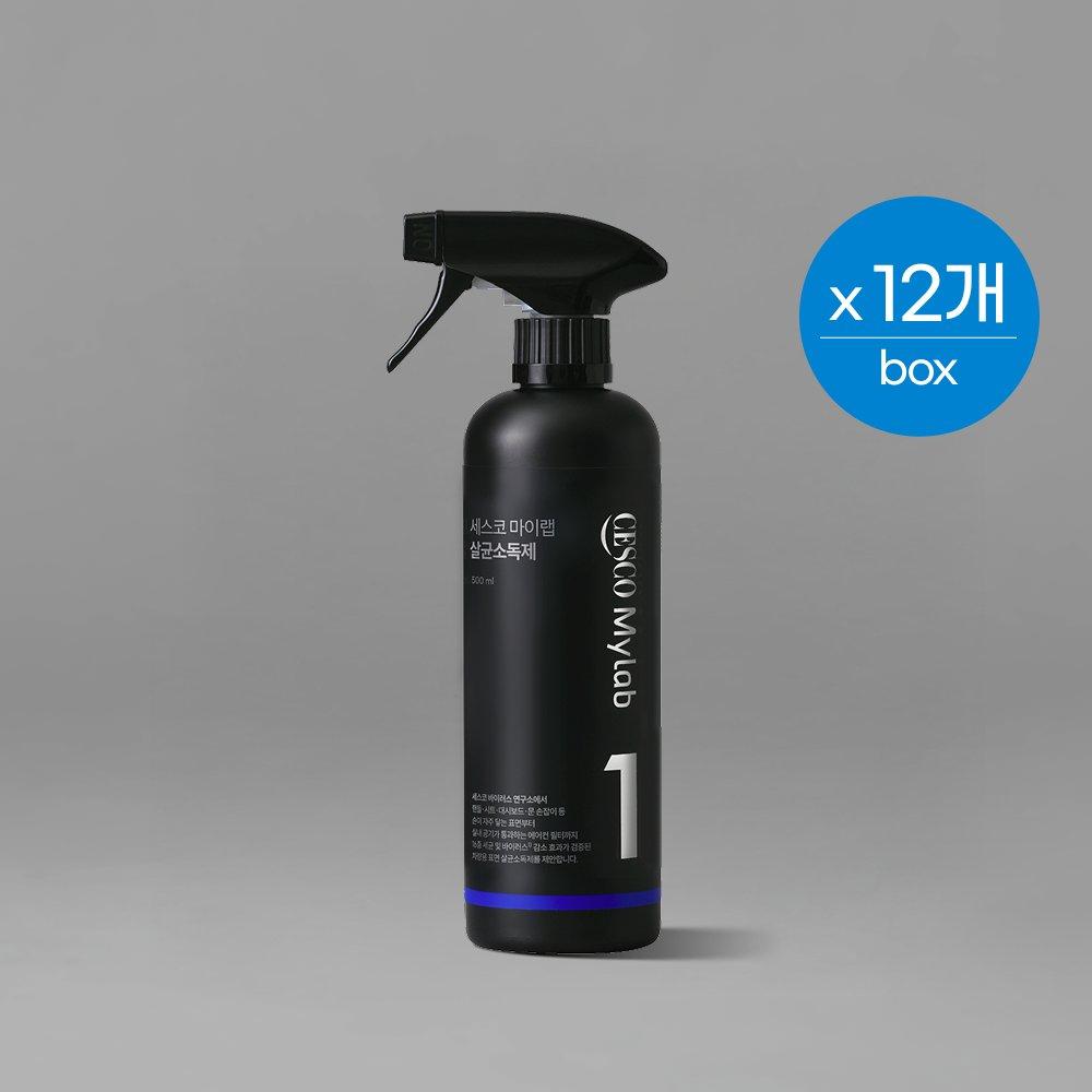 세스코 마이랩 차량용 살균소독제 500ml x 12개 (1box)