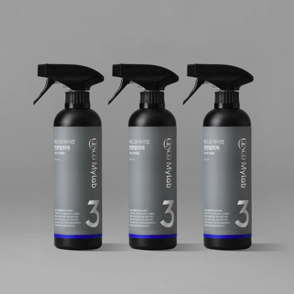 세스코 마이랩 마스터 차량용 전문탈취제 500ml x 3개