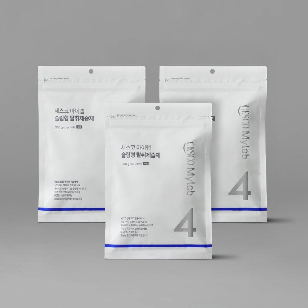 세스코 마이랩 차량용 슬림형 탈취제습제 (30g*10개입) x 3팩