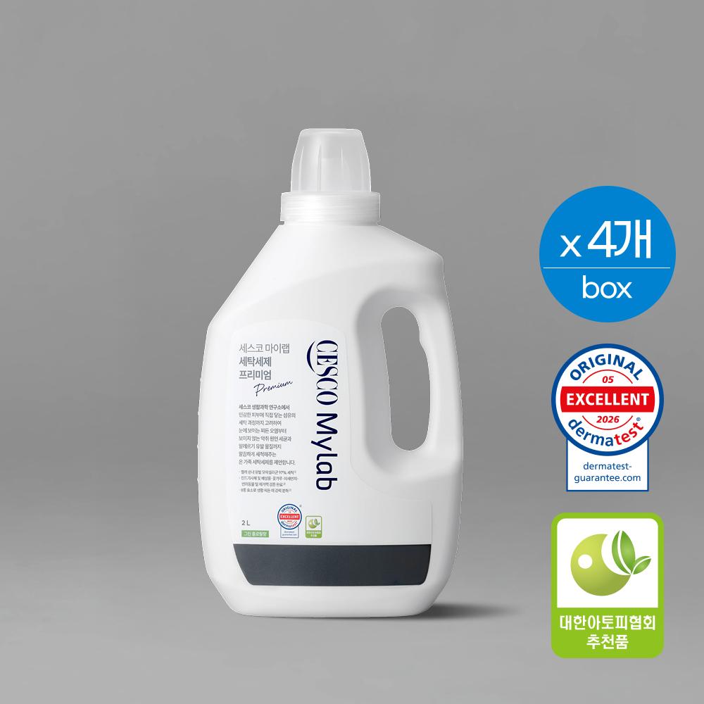 세스코 마이랩 세탁세제 프리미엄 2L x 4개 (box)