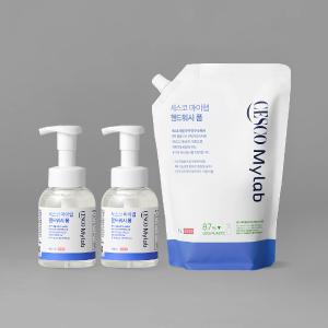 세스코 마이랩 핸드워시 폼 플로랄향 300ml x 2개 + 리필 1L