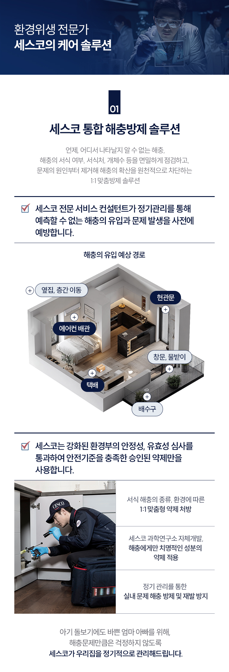 솔루션1. 세스코 통합 해충방제 솔루션