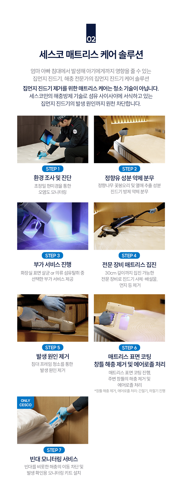 솔루션2. 세스코 매트리스 케어 솔루션