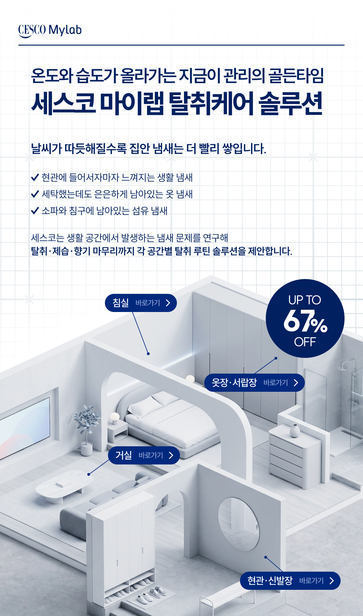 세스코 마이랩 탈취케어 솔루션